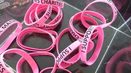 Custom branded wristbands for small business marketing and promotion