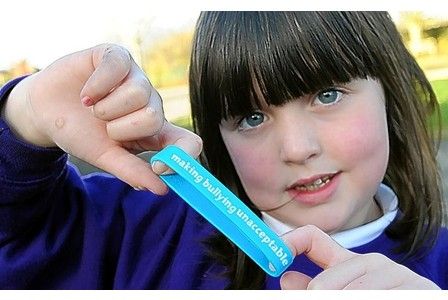 Anti-bullying wristbands — student-led school safety campaigns