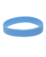 Light Blue Blank Silicone Wristbands