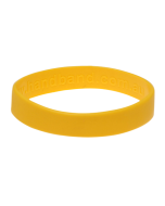 Yellow Blank Silicone Wristbands