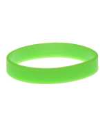 Neon Green Blank Silicone Wristbands