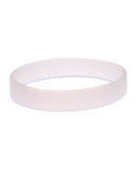 Clear & Translucent Blank Silicone Wristbands