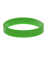 Green Blank Silicone Wristbands