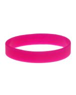Hot Pink Blank Silicone Wristbands