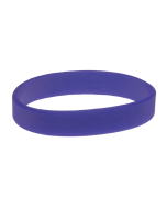 Purple Blank Silicone Wristbands