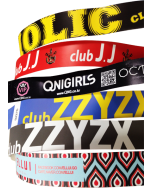 Customisable Full Colour Event Wristbands, yupo wristbands, full colour tyvek