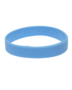 Light Blue Blank Silicone Wristbands