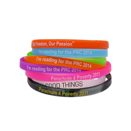 Skinny Debossed Wristband - Stripe Bands - M