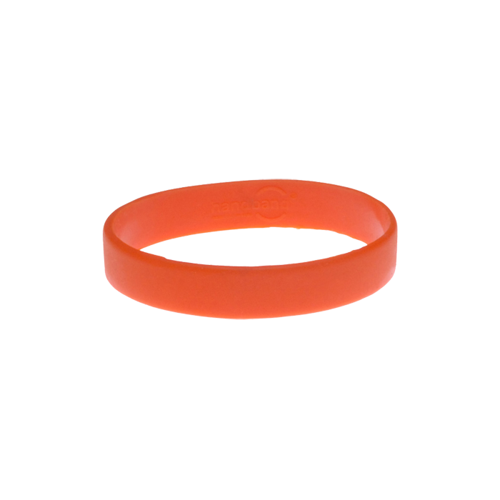 Blank Orange Wristbands