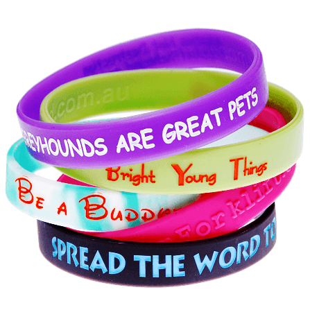 Custom Colour Silicone Wristbands (50+)