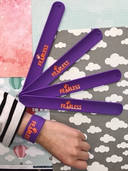 Custom Solid Printed Slap Wristbands