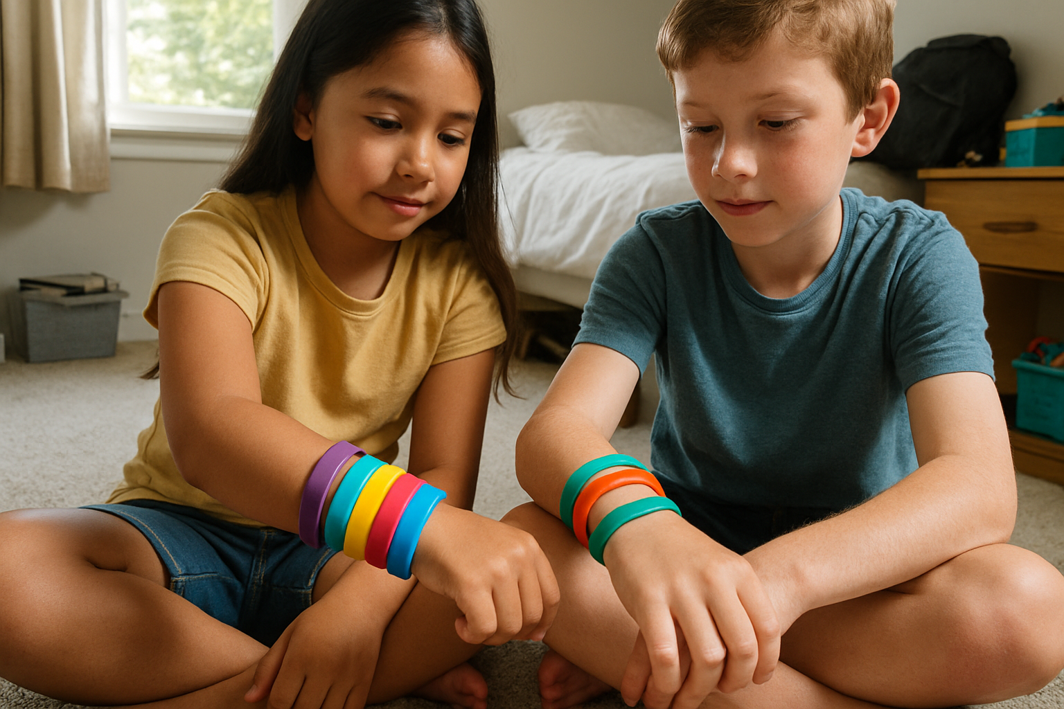 Colourful Wristbands That Help Kids Express Themselves