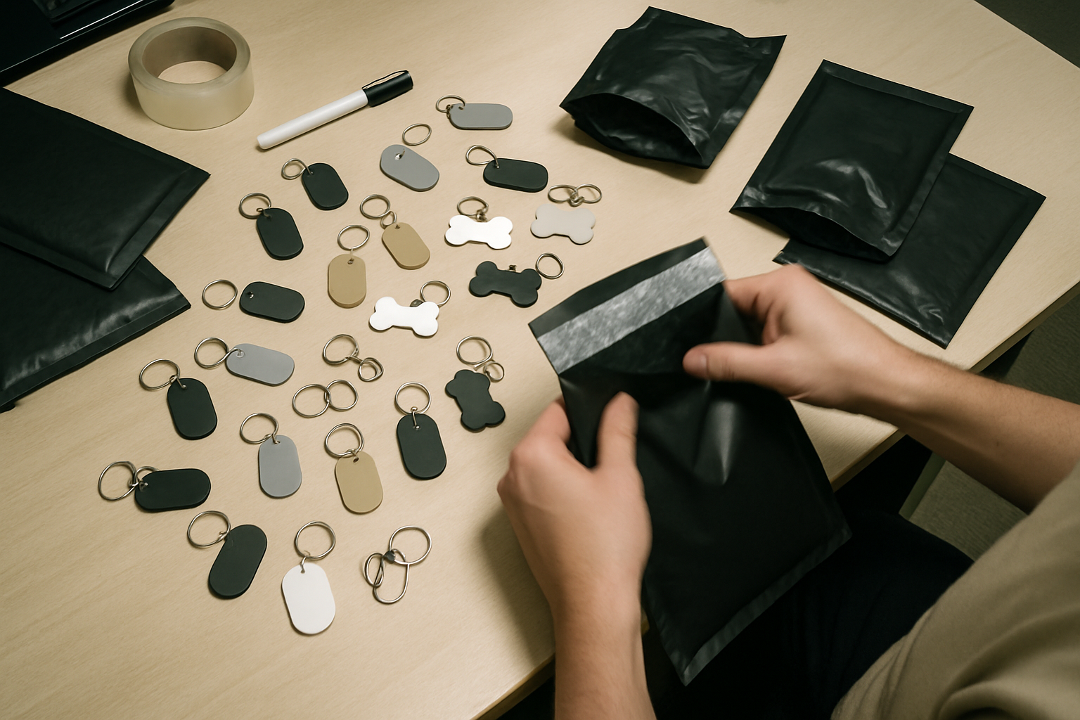 Custom Keychains and Dog Tags as Promotional Merchandise