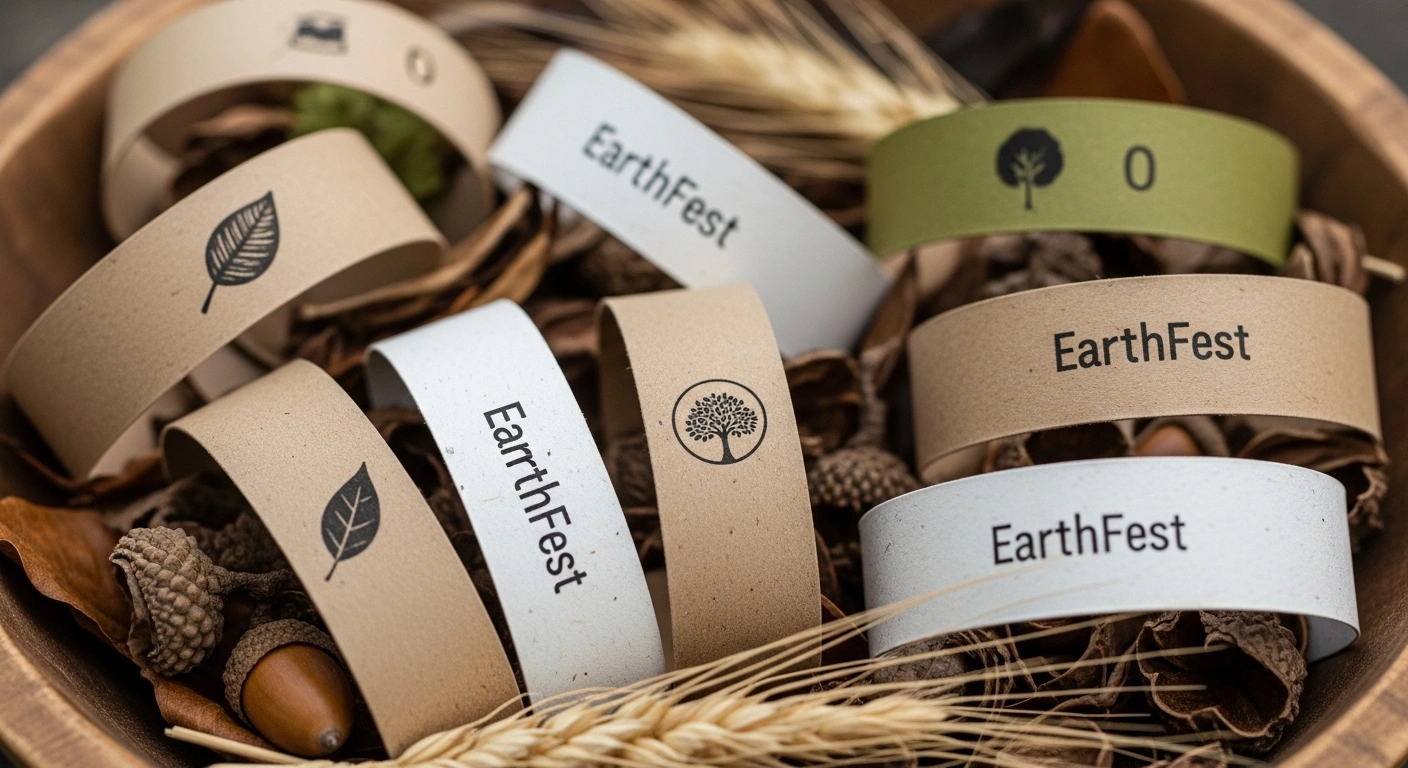 eco friendly materials used in wristbands