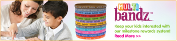 Variety of silicone wristbands showing different ways customers use Handbands