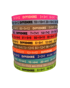 Dividerz - Mathematics Division Wristbands