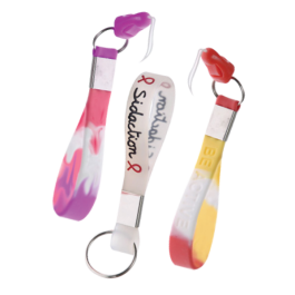 Custom Silicone Keychain - Solid