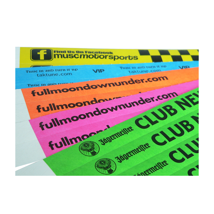 Custom tyvek wristbands no minimum best sale