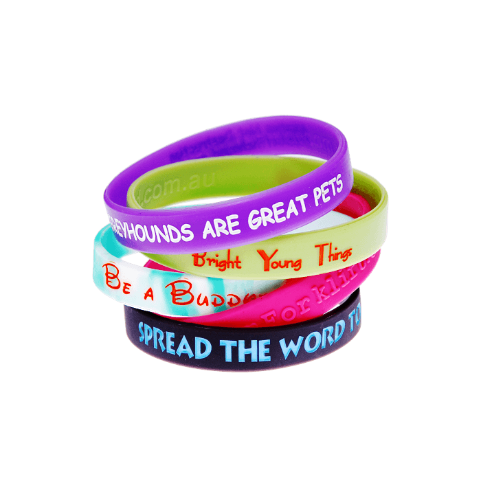 5 Child Size He Is First and I Am Second Wristbands Debossed Silicone Bracelets 