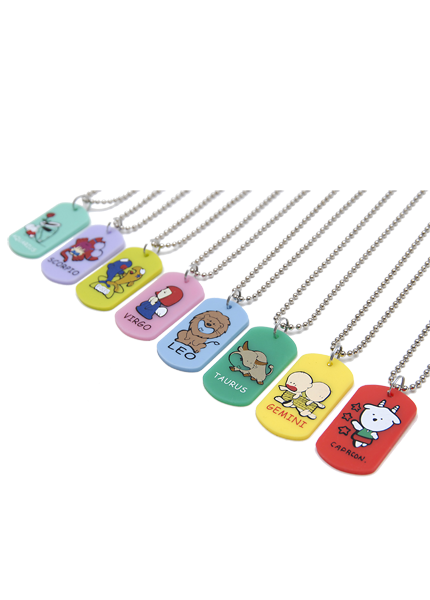 Silicone Swirl Dog Tags
