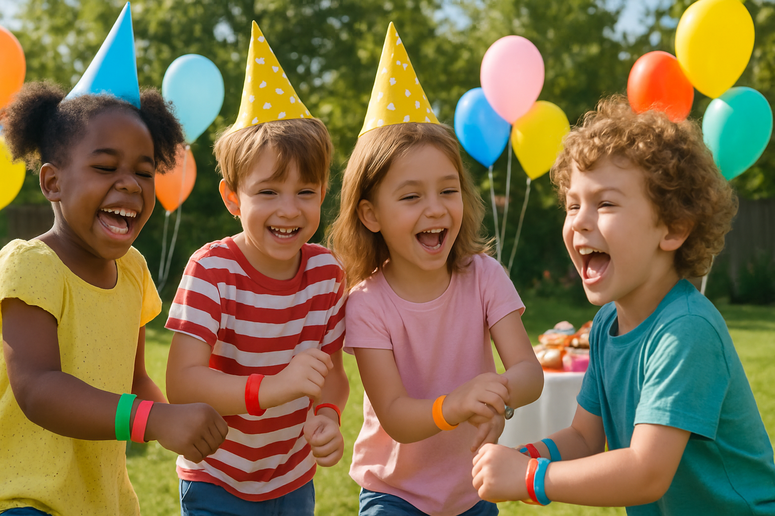 Wristbands as Party Favours for Birthdays and Kids Events