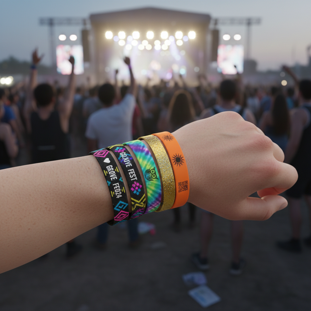 custom festival wristbands