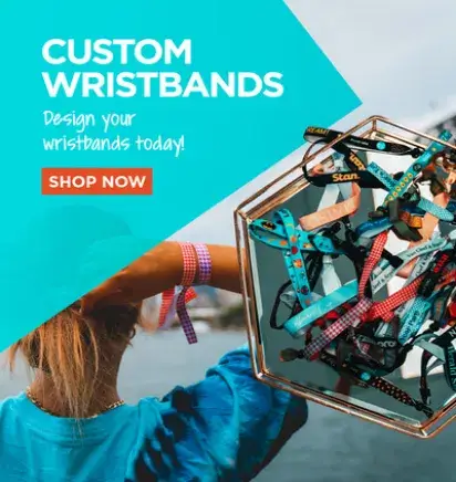 Handband custom event branded wristbands
