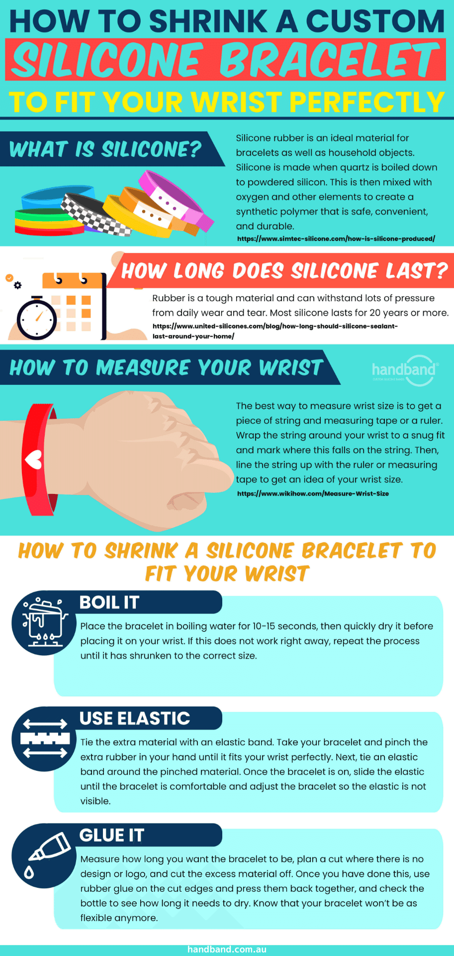Verenigde Staten van Amerika raket Respectievelijk How to Shrink a Custom Silicone Bracelet to Fit Your Wrist Perfectly 