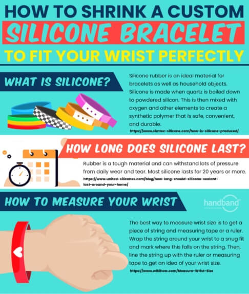 How to Shrink a Custom Silicone Bracelet to Fit Your Wrist Perfectly