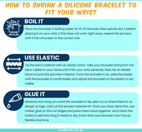 shrink silicone bracelet handband wristband