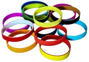 plastic bracelets
